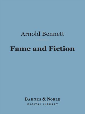 cover image of Fame and Fiction (Barnes & Noble Digital Library)